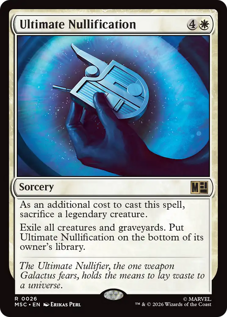 Ultimate Nullification (Surge Foil) [Marvel Super Heroes Commander] | Impulse Games and Hobbies