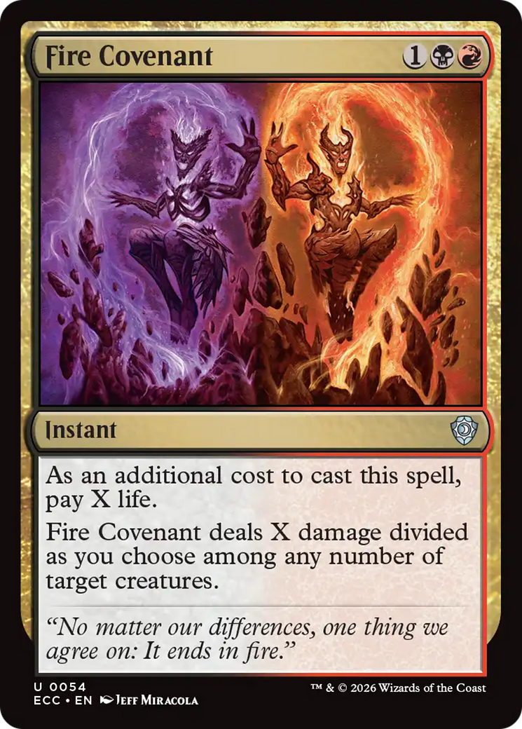Fire Covenant [Lorwyn Eclipsed Commander] | Impulse Games and Hobbies