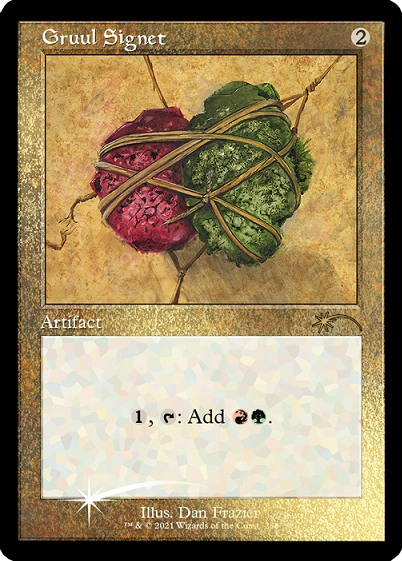 Gruul Signet (Retro) (Foil Etched) [Secret Lair Drop Series] | Impulse Games and Hobbies