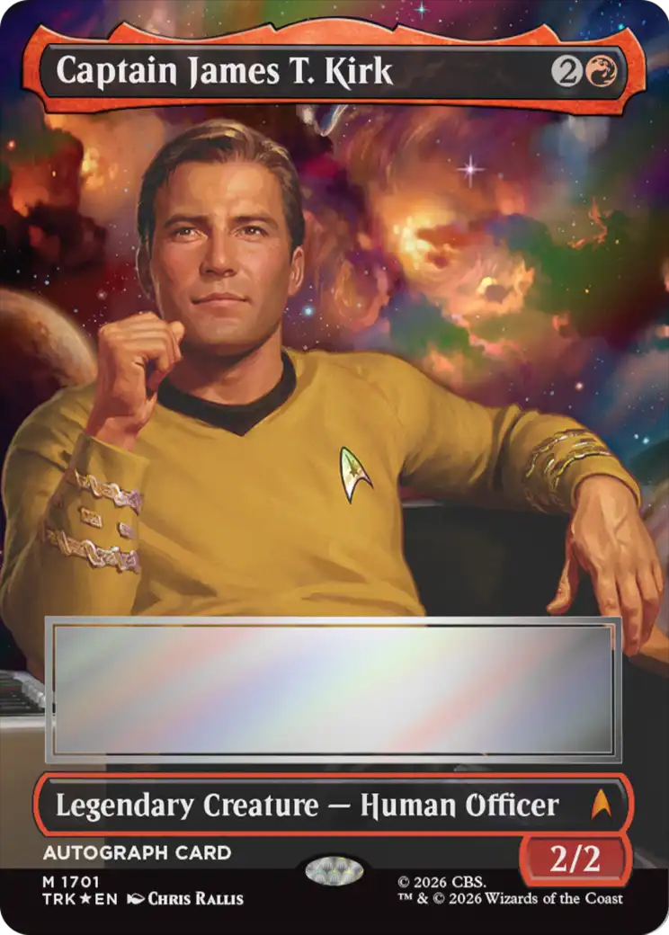 Captain James T. Kirk (Borderless) (Signed) [Star Trek] | Impulse Games and Hobbies