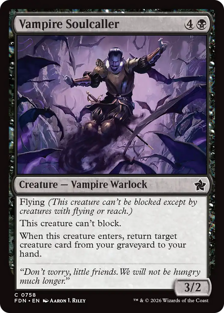 Vampire Soulcaller (0758) [Foundations] | Impulse Games and Hobbies