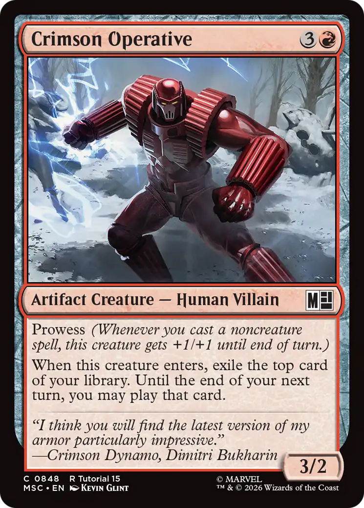Crimson Operative [Marvel Super Heroes Commander] | Impulse Games and Hobbies