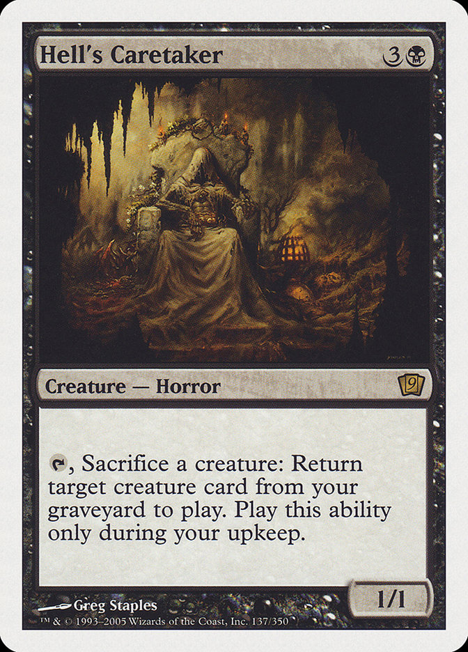 Hell's Caretaker (9th Edition) [Oversize Cards] | Impulse Games and Hobbies