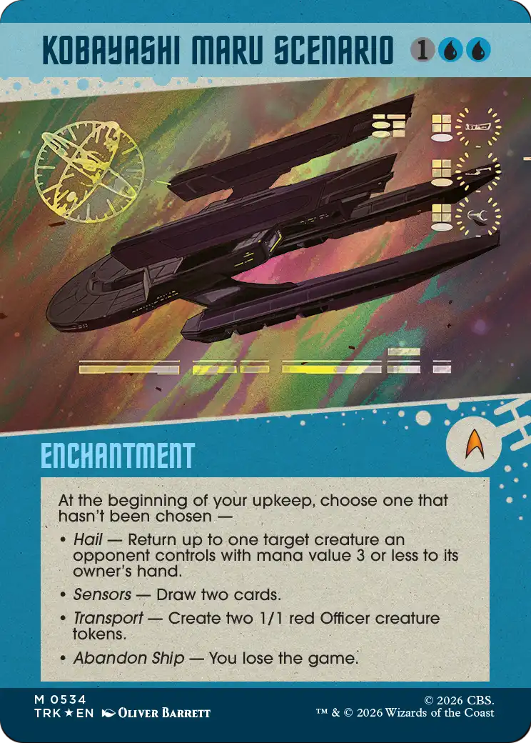 Kobayashi Maru Scenario (Showcase) (Surge Foil) [Star Trek] | Impulse Games and Hobbies