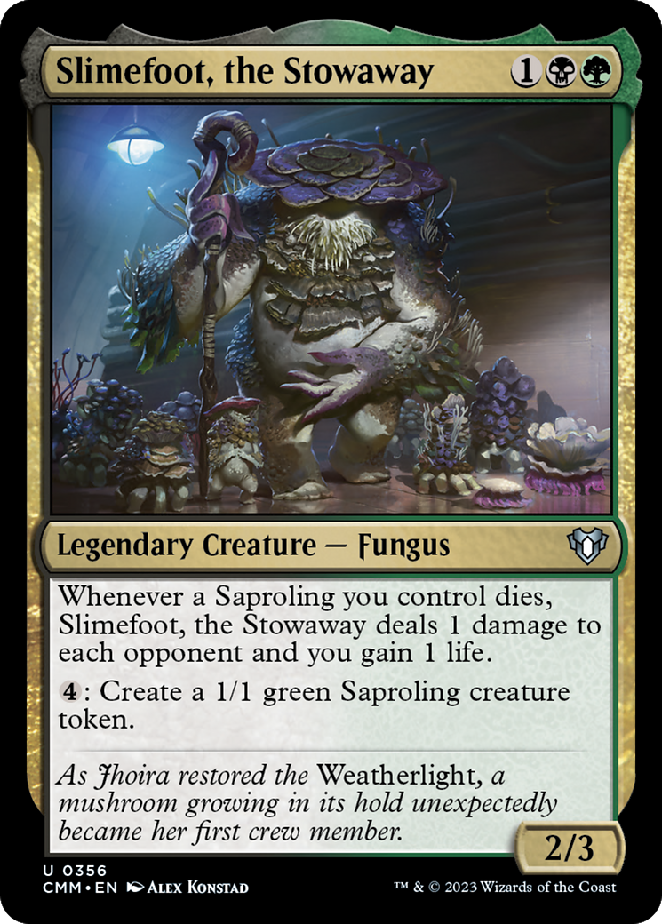 Slimefoot, the Stowaway [Commander Masters] | Impulse Games and Hobbies