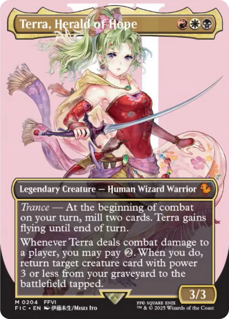 Terra, Herald of Hope (Borderless) [FINAL FANTASY Commander] | Impulse Games and Hobbies