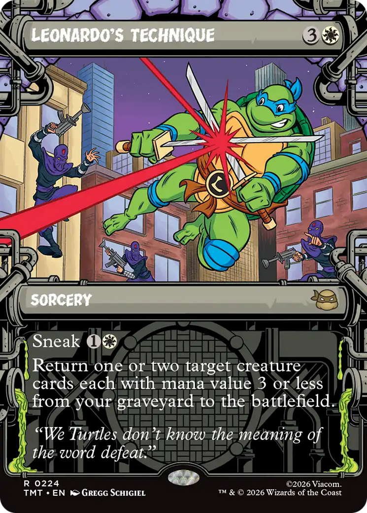 Leonardo's Technique (Showcase) [Teenage Mutant Ninja Turtles] | Impulse Games and Hobbies