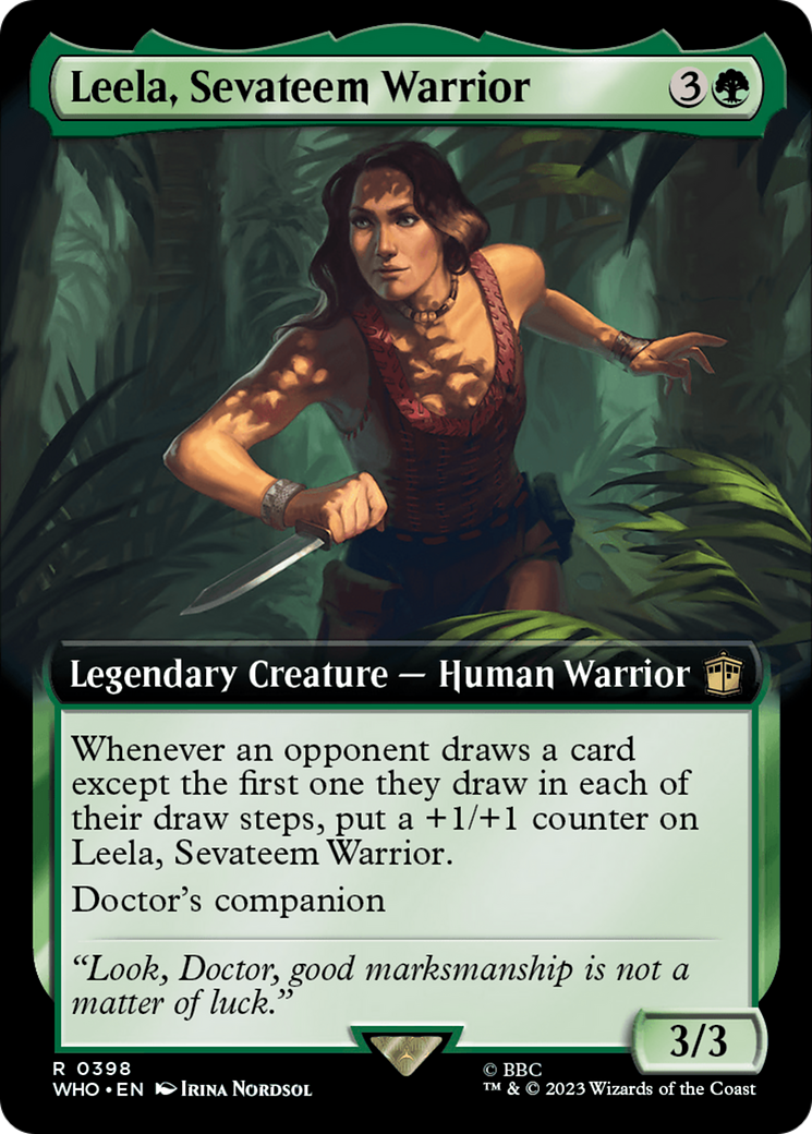 Leela, Sevateem Warrior (Extended Art) [Doctor Who] | Impulse Games and Hobbies