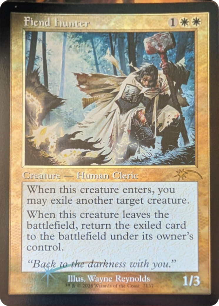 Fiend Hunter (Retro Frame) [Secret Lair Drop Series] | Impulse Games and Hobbies
