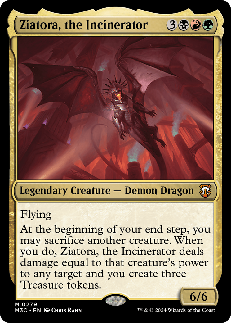 Ziatora, the Incinerator (Ripple Foil) [Modern Horizons 3 Commander] | Impulse Games and Hobbies