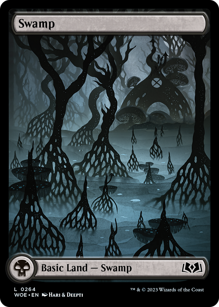 Swamp (264) (Full-Art) [Wilds of Eldraine] | Impulse Games and Hobbies