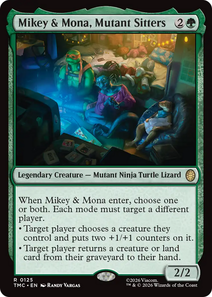 Mikey & Mona, Mutant Sitters [Teenage Mutant Ninja Turtles Commander] | Impulse Games and Hobbies