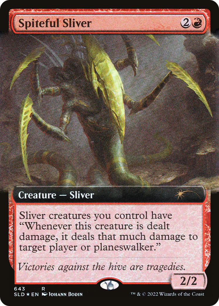 Spiteful Sliver (Extended Art) [Secret Lair Drop Promos] | Impulse Games and Hobbies