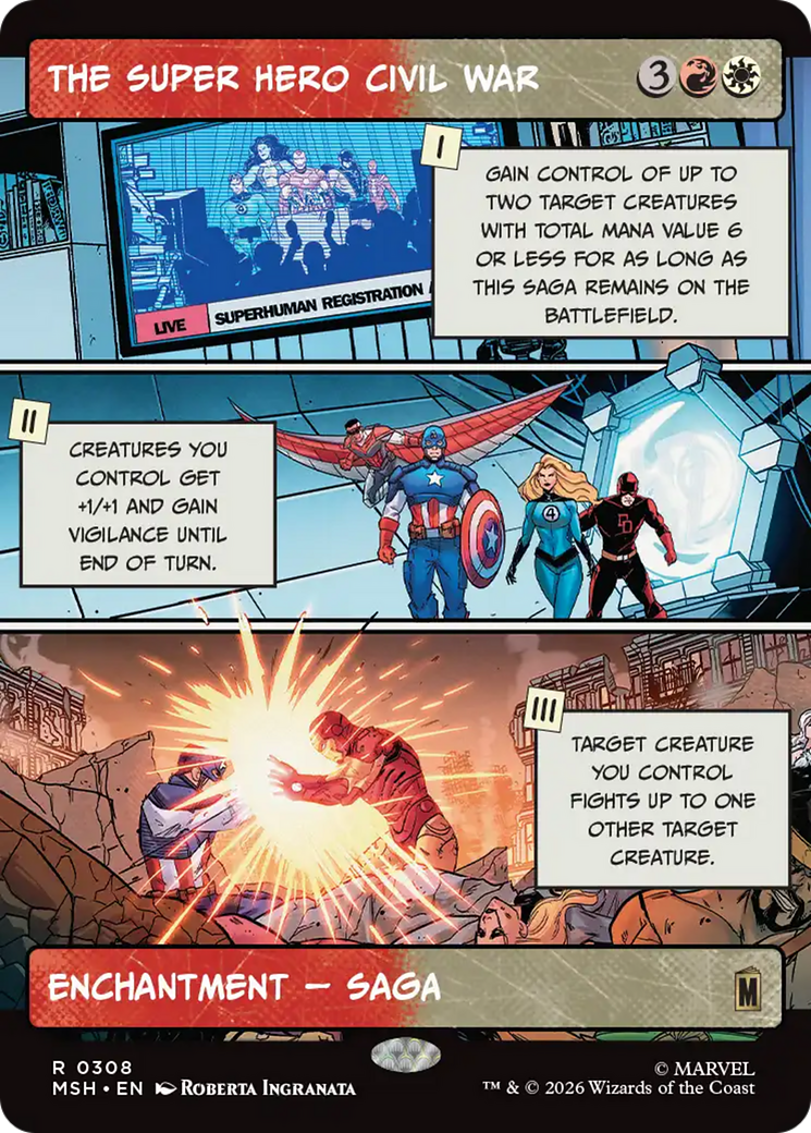 The Super Hero Civil War (Borderless) [Marvel Super Heroes] | Impulse Games and Hobbies