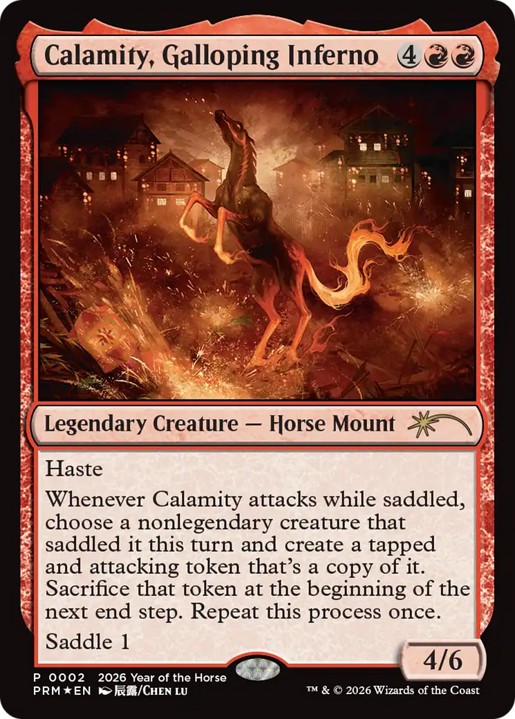 Calamity, Galloping Inferno (Year of the Horse 2026) [Standard Showdown Promos] | Impulse Games and Hobbies