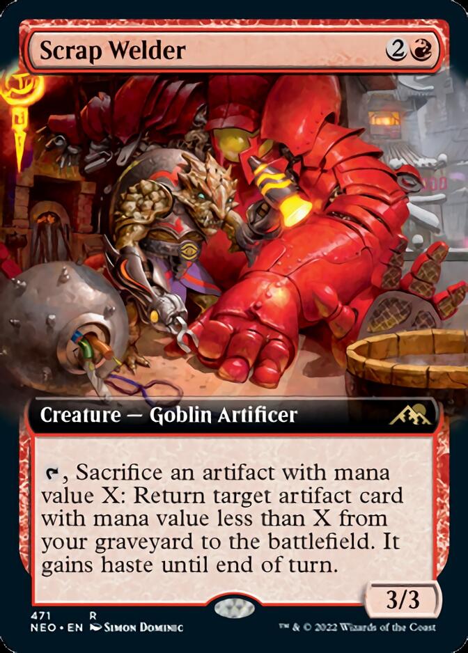 Scrap Welder (Extended Art) [Kamigawa: Neon Dynasty] | Impulse Games and Hobbies