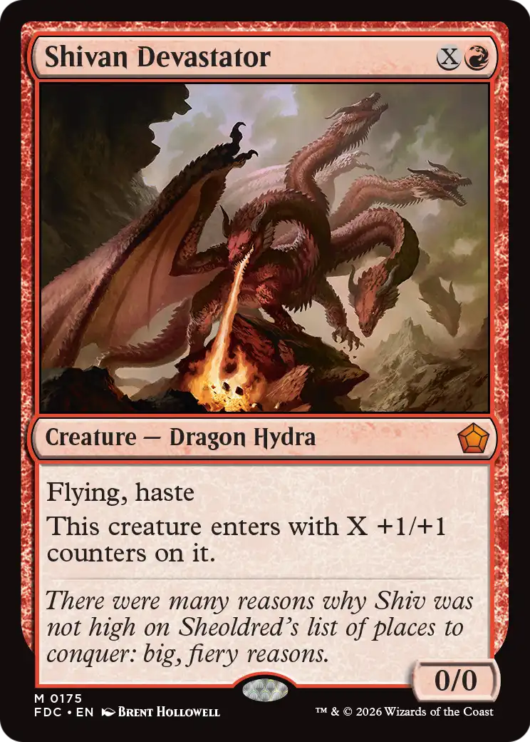 Shivan Devastator [Foundations Commander] | Impulse Games and Hobbies