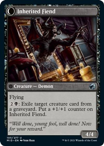 Heirloom Mirror // Inherited Fiend [Innistrad: Midnight Hunt] | Impulse Games and Hobbies