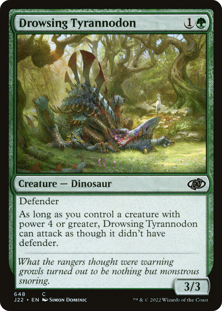 Drowsing Tyrannodon [Jumpstart 2022] | Impulse Games and Hobbies