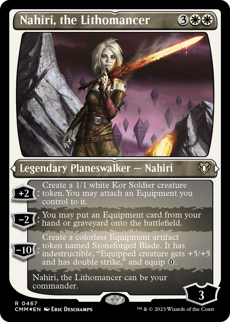 Nahiri, the Lithomancer (Foil Etched) [Commander Masters] | Impulse Games and Hobbies