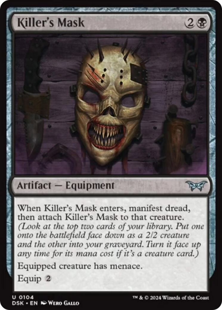 Killer's Mask [Duskmourn: House of Horror] | Impulse Games and Hobbies