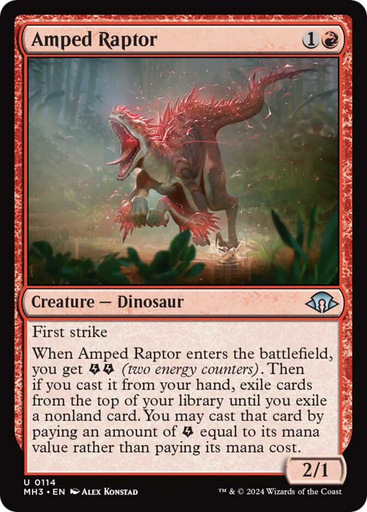 Amped Raptor [Modern Horizons 3] | Impulse Games and Hobbies