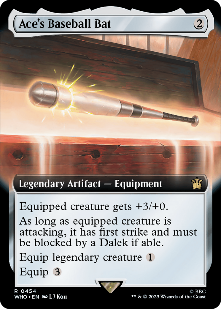 Ace's Baseball Bat (Extended Art) [Doctor Who] | Impulse Games and Hobbies