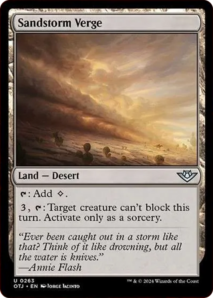 Sandstorm Verge [Outlaws of Thunder Junction] | Impulse Games and Hobbies