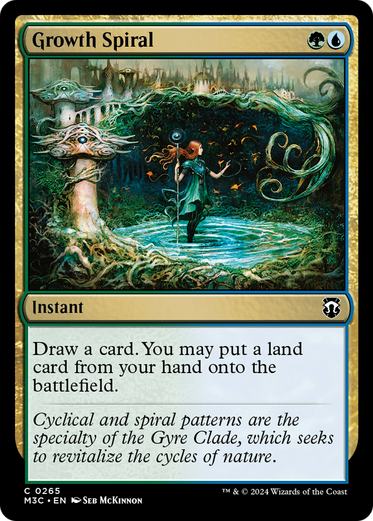 Growth Spiral (Ripple Foil) [Modern Horizons 3 Commander] | Impulse Games and Hobbies