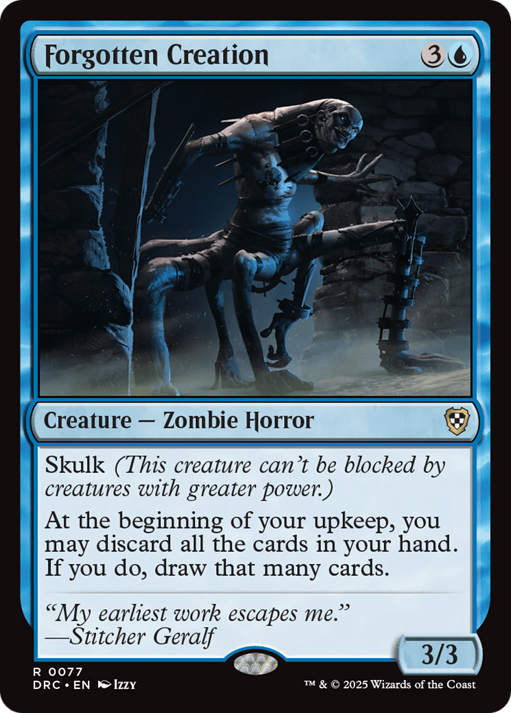 Forgotten Creation [Aetherdrift Commander] | Impulse Games and Hobbies