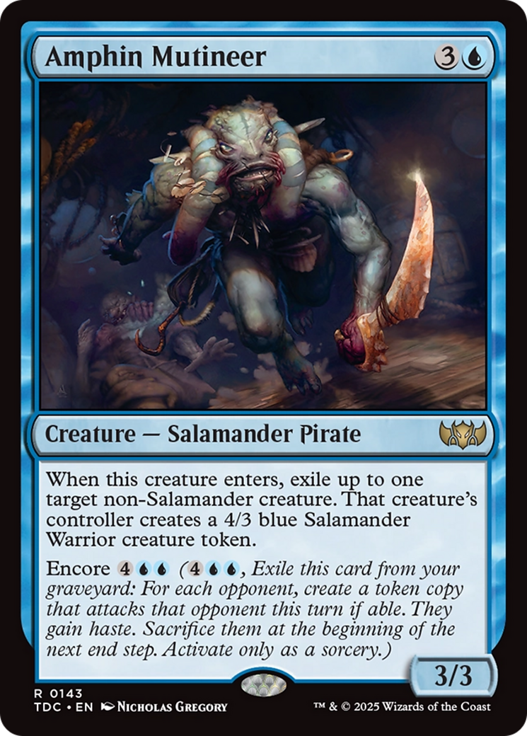 Amphin Mutineer [Tarkir: Dragonstorm Commander] | Impulse Games and Hobbies