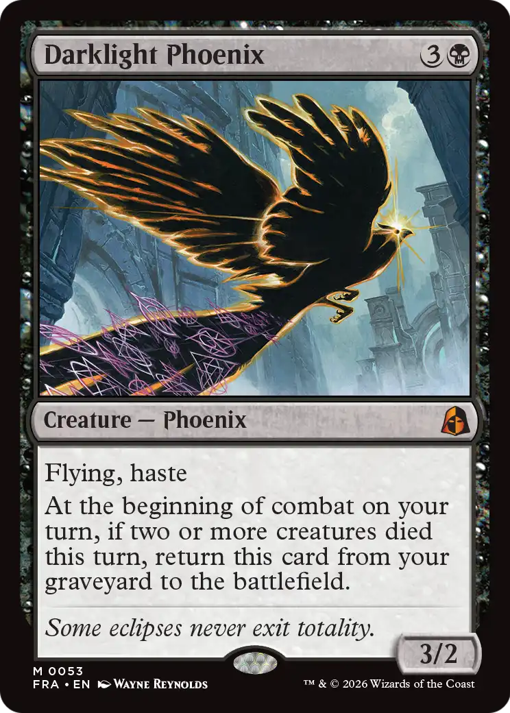 Darklight Phoenix [Reality Fracture] | Impulse Games and Hobbies