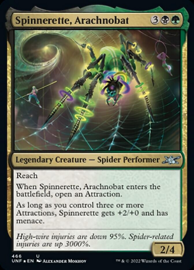 Spinnerette, Arachnobat (Galaxy Foil) [Unfinity] | Impulse Games and Hobbies