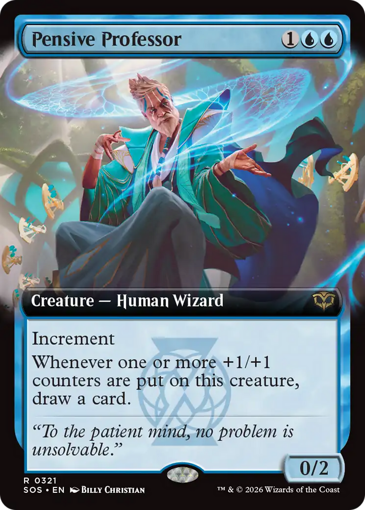 Pensive Professor (Extended Art) [Secrets of Strixhaven] | Impulse Games and Hobbies
