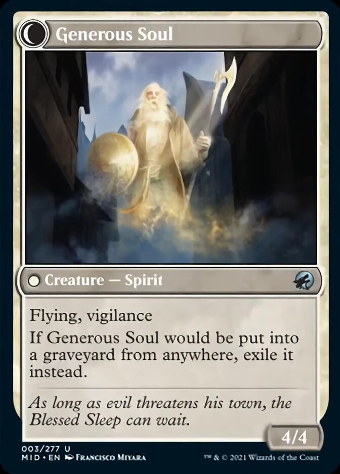 Beloved Beggar // Generous Soul [Innistrad: Midnight Hunt] | Impulse Games and Hobbies