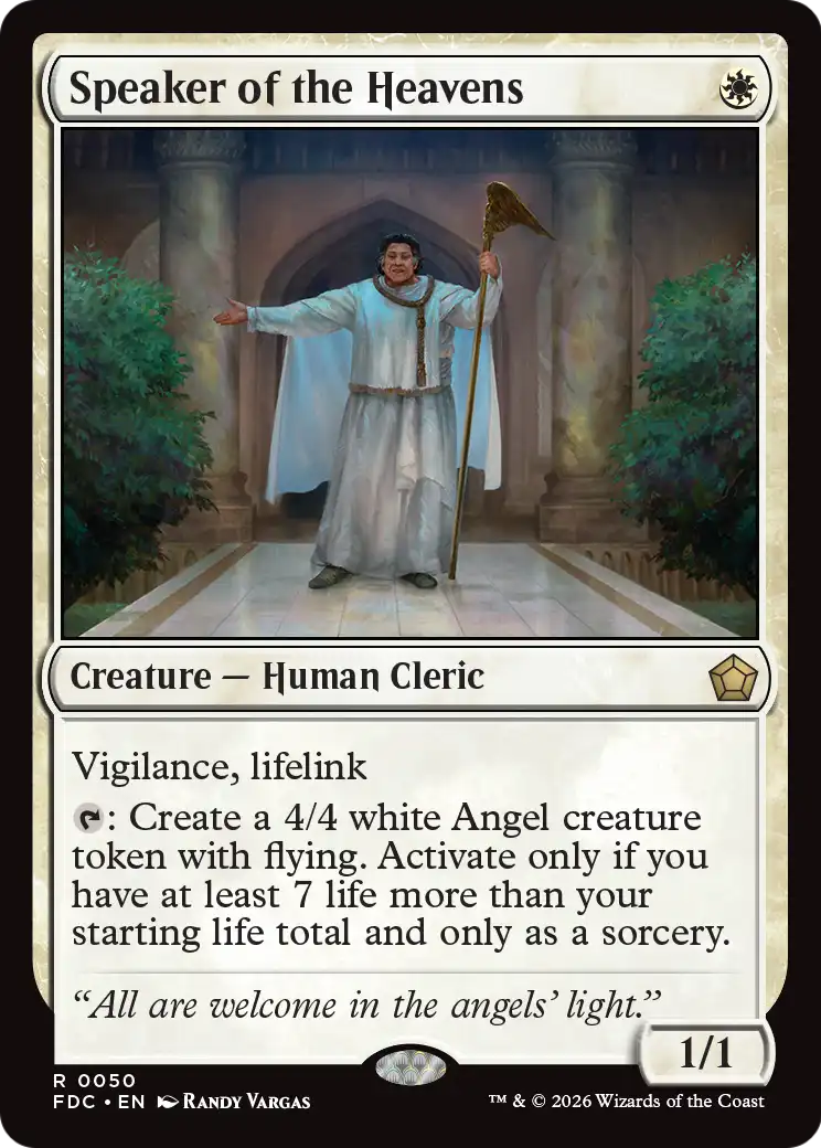 Speaker of the Heavens [Foundations Commander] | Impulse Games and Hobbies