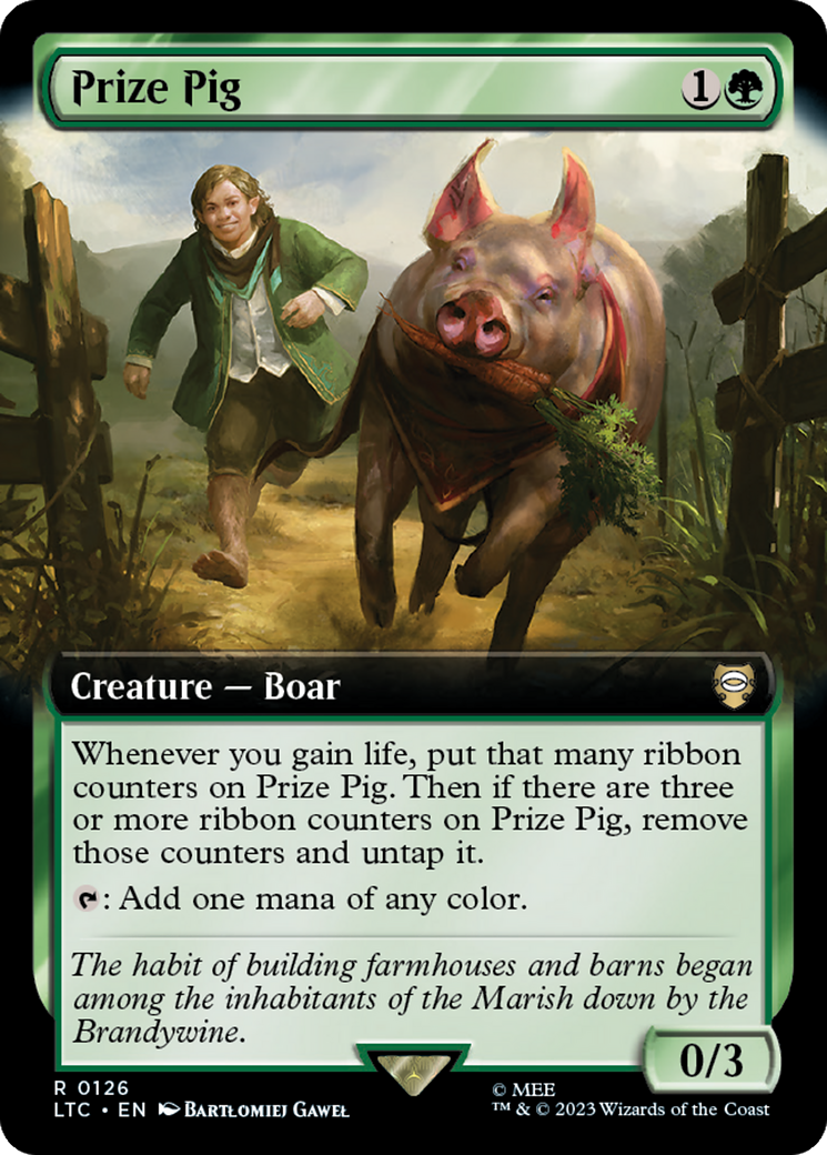 Prize Pig (Extended Art) [The Lord of the Rings: Tales of Middle-Earth Commander] | Impulse Games and Hobbies