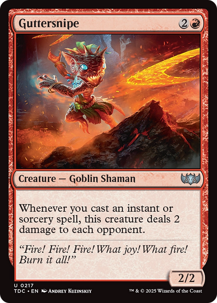 Guttersnipe [Tarkir: Dragonstorm Commander] | Impulse Games and Hobbies