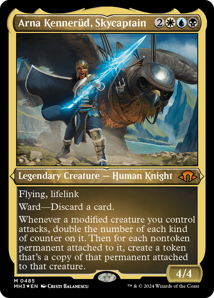 Arna Kennerud, Skycaptain (Foil Etched) [Modern Horizons 3] | Impulse Games and Hobbies