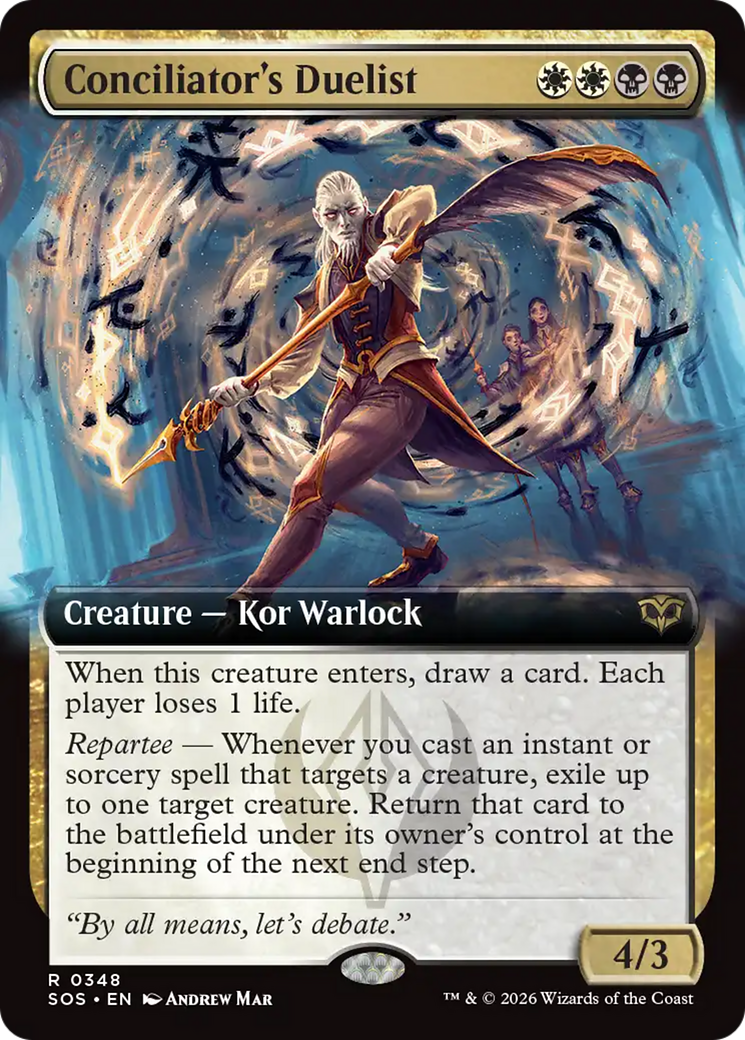 Conciliator's Duelist (Extended Art) [Secrets of Strixhaven] | Impulse Games and Hobbies