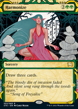 Harmonize (Foil Etched) [Strixhaven: Mystical Archive] | Impulse Games and Hobbies
