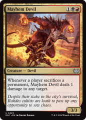 Mayhem Devil [Duskmourn: House of Horror Commander] | Impulse Games and Hobbies