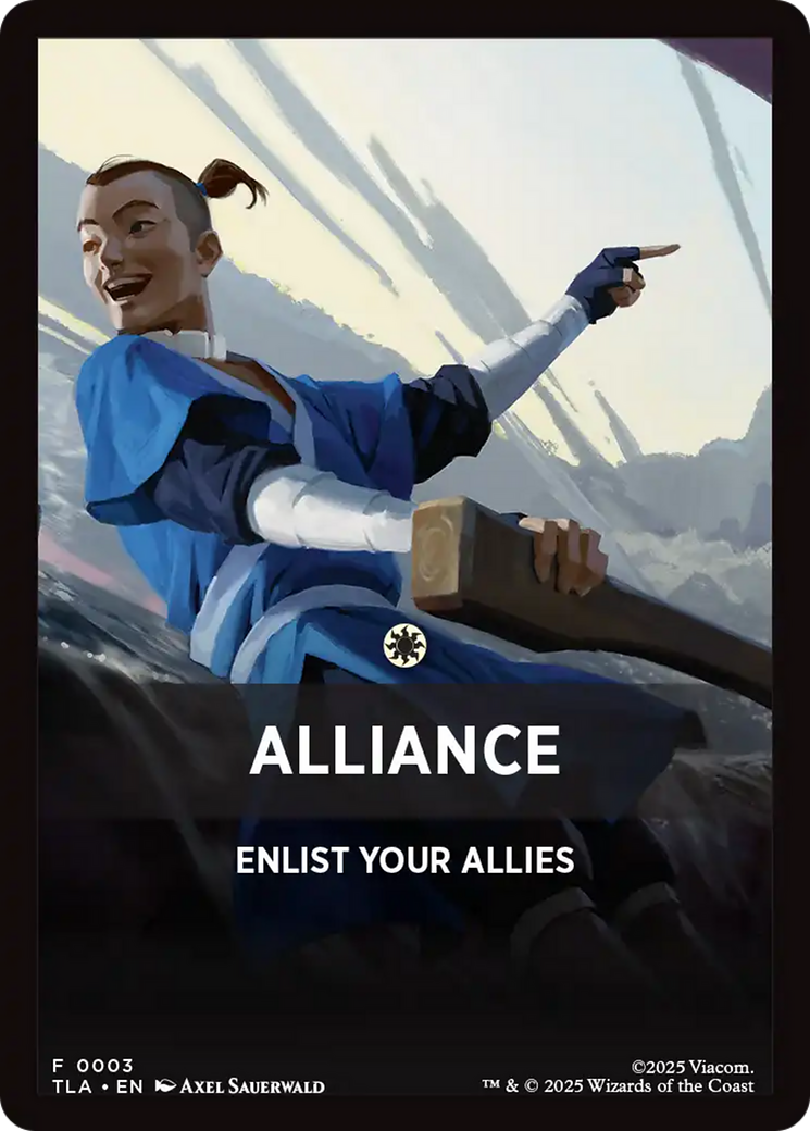 Alliance Theme Card [Avatar: The Last Airbender Tokens] | Impulse Games and Hobbies