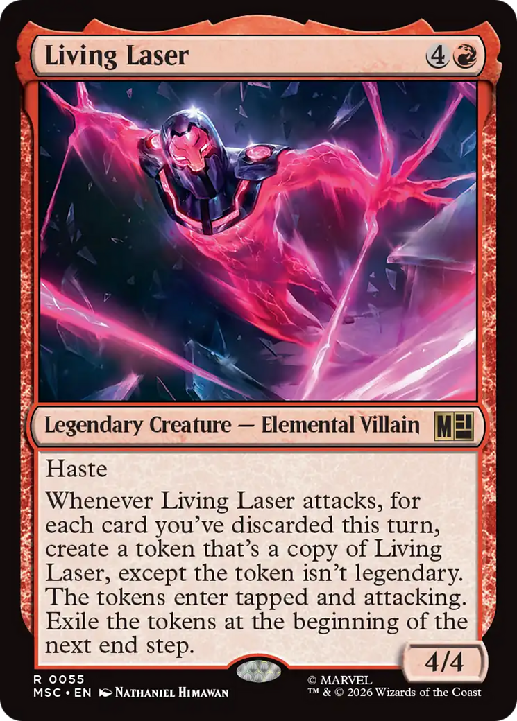 Living Laser (Surge Foil) [Marvel Super Heroes Commander] | Impulse Games and Hobbies