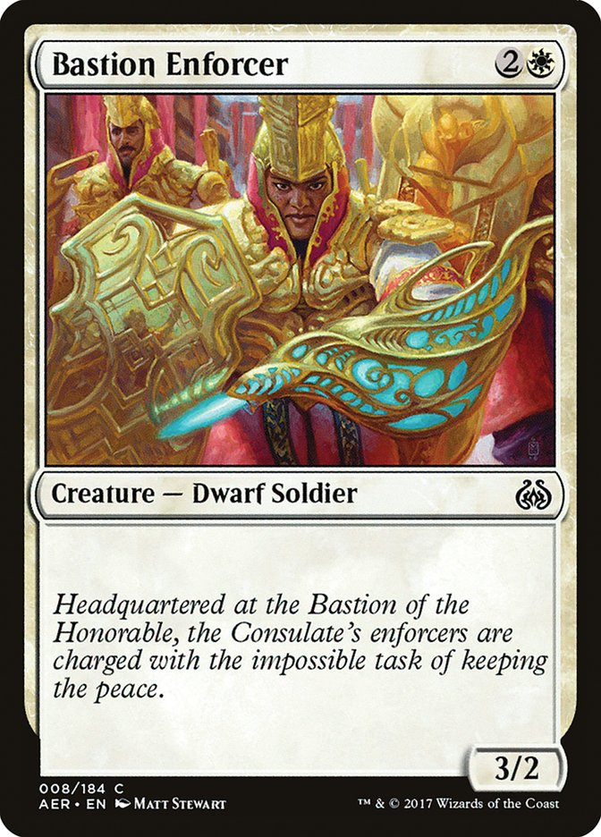 Bastion Enforcer [Aether Revolt] | Impulse Games and Hobbies