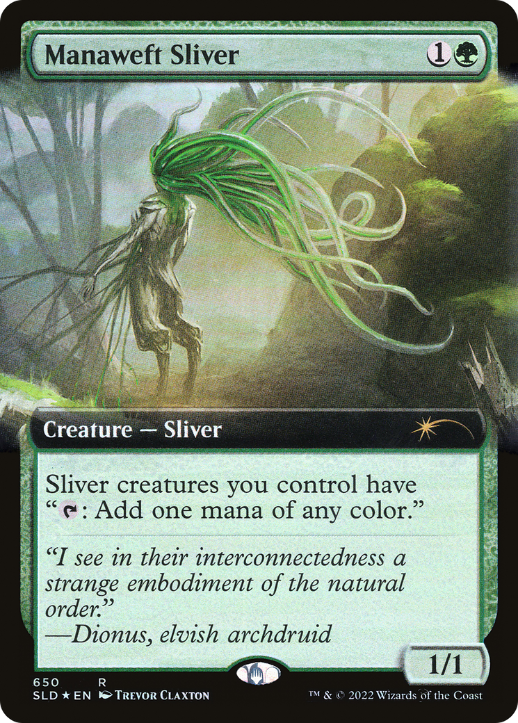 Manaweft Sliver (Extended Art) [Secret Lair Drop Promos] | Impulse Games and Hobbies