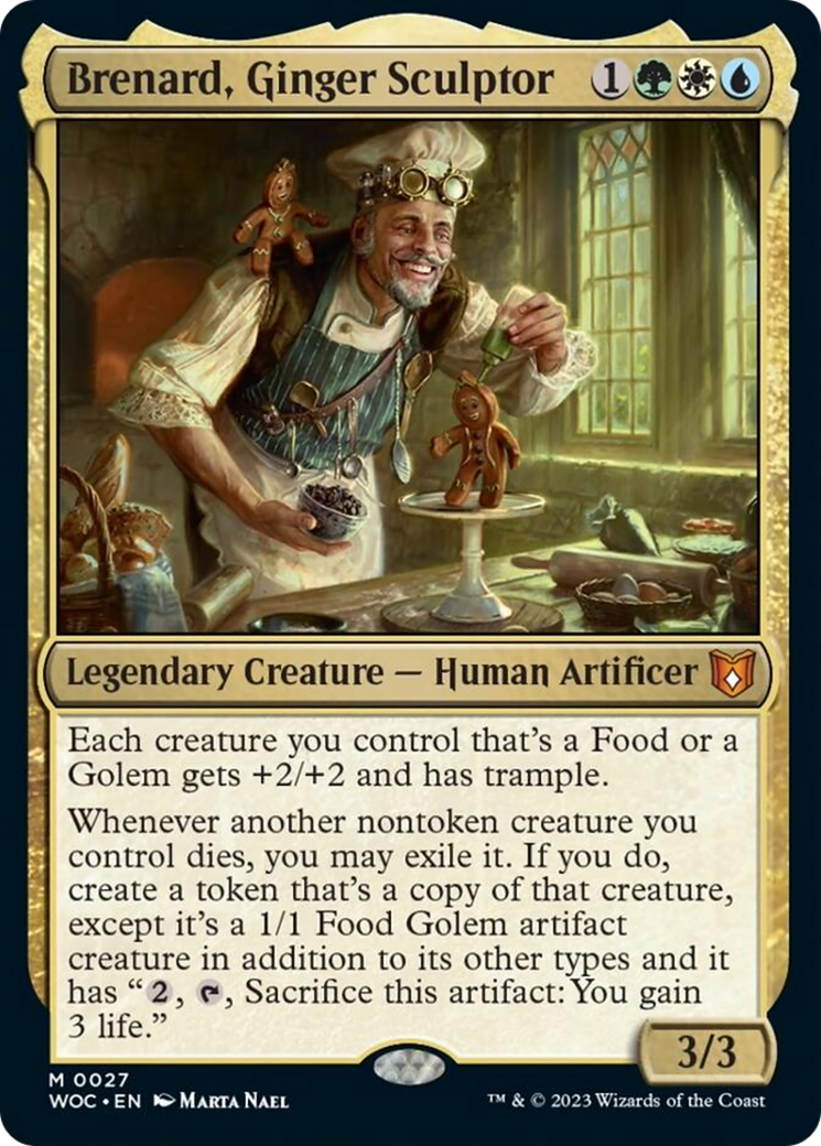 Brenard, Ginger Sculptor [Wilds of Eldraine Commander] | Impulse Games and Hobbies
