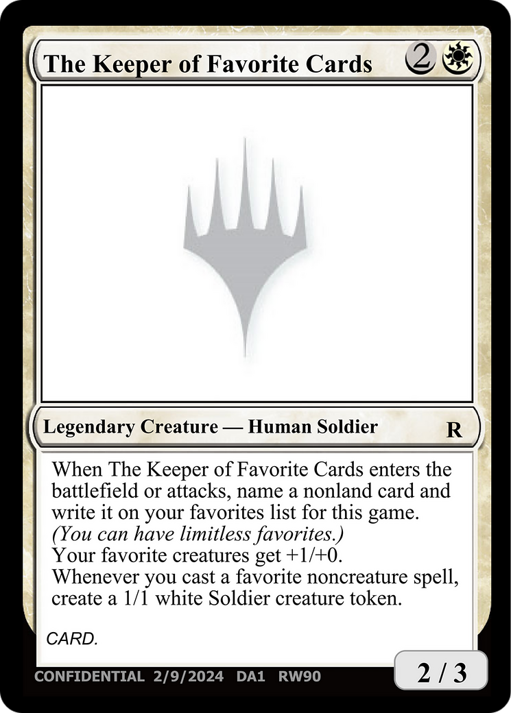 The Keeper of Favorite Cards [Unknown Event] | Impulse Games and Hobbies