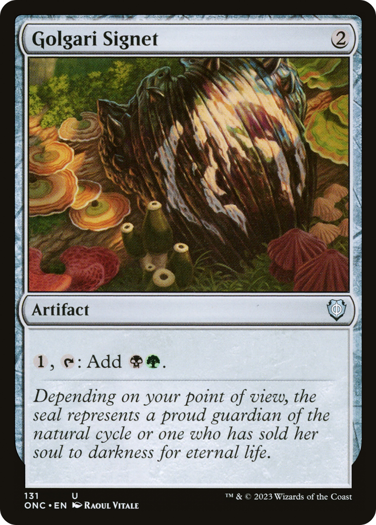 Golgari Signet [Phyrexia: All Will Be One Commander] | Impulse Games and Hobbies