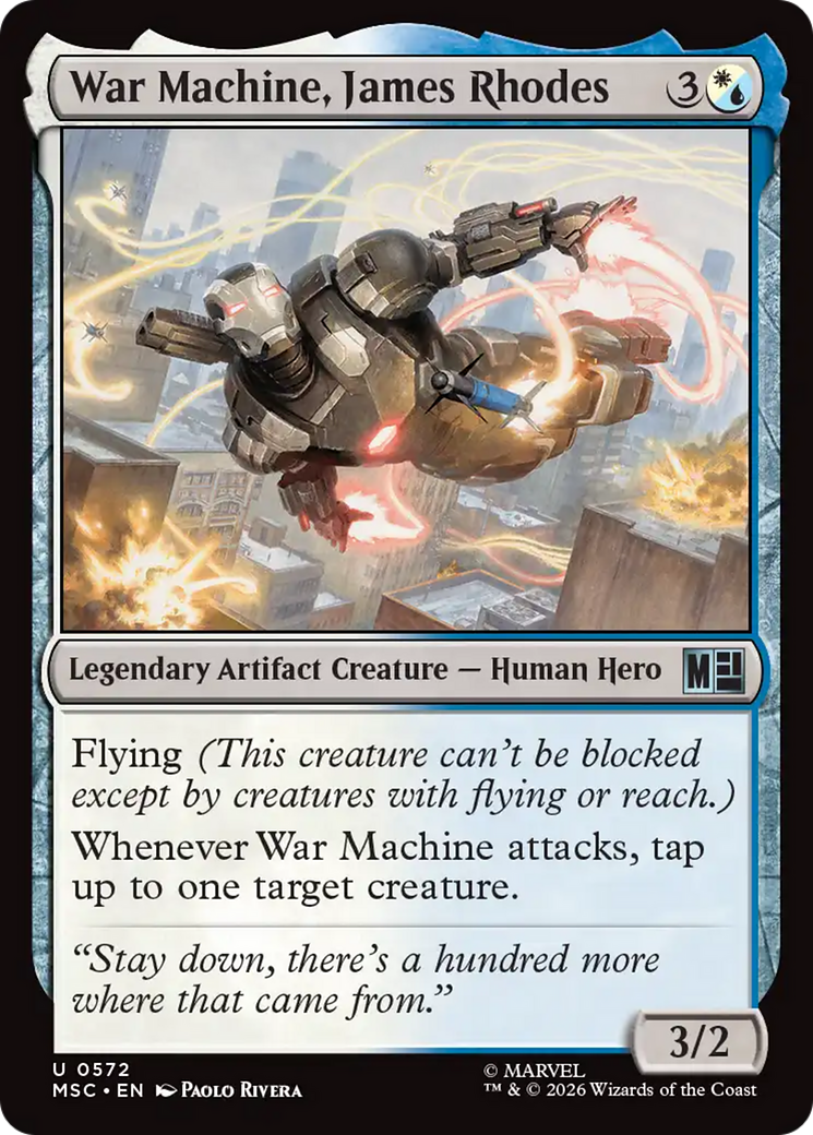 War Machine, Avenging Arsenal (Surge Foil) [Marvel Super Heroes Commander] | Impulse Games and Hobbies